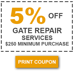 Gate Repair Coupon Pasadena CA
